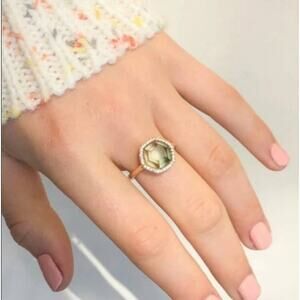 Joy Drasvecky Chloe Jade Gemstone Ring 6-8